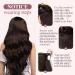 TESS Curly Clip in Hair Extensions 22 inch Body Wave Hair Extensions Clip in 12 pieces Clips in Extensions Synthetic Hair Extension Clip in Wavy Bresilien Hair Clip Extension - Buy Online on GoSupps.com