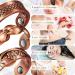 Magnetic Copper Rings Set of 3 | Adjustable Size Pure Copper Jewelry | Perfect Gifts for Health & Style - Buy Online on GoSupps.com