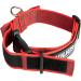 Shop Julius-K9 100HA-K-R-2015 Adjustable K9 Neck Band - Red-Gray with Handle Safety Closure 38-53 cm - International Shipping - Buy Online on GoSupps.com