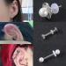 BodyAce 100pcs Clear Silicone Earrings Backs - Piercing Disc for Bump Support - Earlobe Stabilizer Pads - 3.7mm Diameter - Buy Online on GoSupps.com