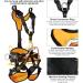 Enjohos Full Body Climbing Belt - Safe & Comfortable for Mountaineering Tree Climbing & Fire Rescues | High-Strength Polyester with Removable Seat Belt - Buy Online on GoSupps.com