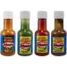 El Yucateco Habanero Hot Sauce Gift Set | 1 x Caribbean Habanero 22ml | 1 x Habanero Hot 22ml | 1 x Habanero Green 22ml | 1 x Habanero Red 22ml - Multipack Gift Set for Hot Sauce Lovers - Buy Online on GoSupps.com