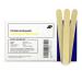 Wooden tongue depressors non-sterile 100 pieces 15 x 1.7 cm ideal for crafts hair removal or mixing paints or resin