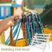 19 Pcs Wooden Hair Braid Rack Set with Clips, Comb & Parting Ring - White - Buy Online on GoSupps.com