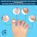Toe Spacers for Pain Relief | Bunion Corrector & Toe Separators for Men & Women | Yoga & Workouts - Clear - Buy Online on GoSupps.com