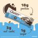 Quest Nutrition Crispy Cookies & Cream Hero Protein Bar 18g Protein 1g Sugar 3g Net Carb & Dipped Chocolate Cookies & Cream Protein Bars High Protein Low Carb Gluten Free - Buy Online on GoSupps.com