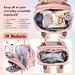 Dikaslon Large Diaper Bag Backpack - Multifunctional Baby Bag with Pacifier Holder & Stroller Belts for Mom & Dad (Pink) | Shop Internationally - Buy Online on GoSupps.com