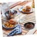 4 pcs Dipping Seasoning Household Tableware Supplies Kitchen Serving Melamine Containers re-usable 9X9X2.4CMx2pcs Blackx2pcs - Buy Online on GoSupps.com