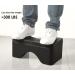 EASICOZI Portable Bathroom Squat Stool - Adjustable Height Squatting Toilet Stool - Foldable Step Stool for Adults and Teens (Black) - Buy Online on GoSupps.com