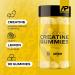 Delicious Creatine Gummies - 3 300mg+ Creatine Monohydrate per Serving - Lemon Flavour - Creatine Gummies for Men and Women (90 Gummies) - Buy Online on GoSupps.com