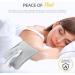 MONHOUSE Rechargeable Electric Hot Water Bottle in Dark Grey - Hand Warmer Massaging Heat Pad - Soft & Cozy Heated Bag with Waist Belt - 27 x 18 cm - Buy Online on GoSupps.com