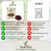 Buy SaatPur ORGANIC Sprouts Set - 5 Varieties Anti-Stress Mix: Mungo Lunja Lentils Fennel & Buckwheat - International Shipping Available - Buy Online on GoSupps.com