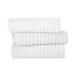 Classic Turkish Towels Premium Turkish Cotton Ribbed Towels - Extra Large, Quick-Dry, Absorbent, Luxury 3-Piece Bath Sheet Set for Bathroom, 40x65 inches, 100% Turkish Cotton (White) Bath Sheet - Set of 3 White