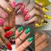 Mylee Assorted Nail Art Foils 10 Nail Art Foils Self-Adhesive Chrome and Metallic Nail Art Stickers Nail Art Decoration Foil Sticker Transfers Nail Art Decorations for Foil Manicure - Buy Online on GoSupps.com