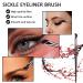 3Pcs Reusable Eyeliner Stencils & Silicone Brush - Multipurpose Eye Makeup Tool for Winged Eyeliner Mascara & Lip Liner (Pink) - International Shipping Available - Buy Online on GoSupps.com