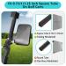 10L0L Golf Cart Mirror - Universal Side Mirrors for Club Car, EZGO, Yamaha - Folding Rear View Mirrors with 180 Degree HD Glass - No Drilling Required - Buy Online on GoSupps.com