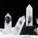 Large Clear Quartz Healing Crystal Wand 4.72 - 5.11 | 6 Faceted Single Point Prism for Meditation & Reiki - Natural Quartz Stones for Chakra Therapy & Home Decor - Runyangshi - Buy Online on GoSupps.com