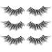 25mm 3D False Eyelashes - Handmade Dramatic Fluffy Lashes (3 Pairs) for Gorgeous Eyes | International Shipping - Buy Online on GoSupps.com