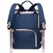 Buy Caucko Baby Diaper Bag | Multifunctional Nylon Travel Backpack with Stroller Hook - Large Capacity & Multiple Compartments (Blue KT01-4) - Buy Online on GoSupps.com