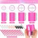 Buy Sep Glitter Curlers Set - 48 Piece Self-Adhering Hair Rollers for All Hair Types | Jumbo & Small Sizes (20-50mm) | Includes 24 Hair Clips | Shop Now! - Buy Online on GoSupps.com