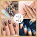 Lusofie 30Pcs 3D Star Rhinestone Nail Charms - Silver & Gold Alloy Star Gems for Nail Designs - DIY Nail Accessories - Buy Online on GoSupps.com