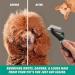 Professional Grade Double Sided Undercoat Pet Rake Brush | Reduces Shedding By 95% | Ideal for Dogs & Cats | Includes Free Nail Clipper - Buy Online on GoSupps.com