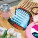 Large Capacity Retro Honeybee Storage Bags for Women's Bandages Menstrual Cups & Makeup - Travel Organizers (4.7x6.6x6.6 in) - Buy Online on GoSupps.com