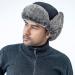 HEYANN Winter Trapper Hat - Faux Fur Ski Hat with Ear Flaps for Men Women - Waterproof Black Russian Ushanka Eskimo - X-Large - Buy Online on GoSupps.com