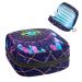GIAPB Period Bag Sanitary Napkin Storage Bag Period Pouch Travel Makeup Bag Art Dreamcatcher Feathers Color1165