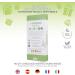 Sinutan Konjac Sponge Set | 100% Natural Bamboo Activated Carbon & Green Tea | Detox Facial Cleaning Sponges | Eco-Friendly Gift Idea - Buy Online on GoSupps.com