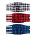 Cutebone male washable dog diapers belly bands 3 pieces reusable dog belly band for male high-suction dog wraps with flexible Velcro fastener Classic Plaid 3PCs XL (53.5-68.5cm)