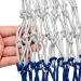 Sanung 2 Pack Heavy Basketball Net - Rainproof, Sunscreen Red White Blue Bold Polyester Braided Rope - 12 Loops for Indoor & Outdoor Professional Competitions - Buy Online on GoSupps.com