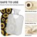 Hot Water Bottles with Black Sunflowers Cover - 2L Heating Bag for Pain Relief & Headaches | International Shipping - Buy Online on GoSupps.com