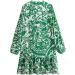 IVYARD 2023 New Summer Women's Fashionable Loose Printed Long-Sleeved Short Dress Picture Color S - Buy Online on GoSupps.com