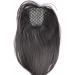 35cm Free Part Silk Base Clip-in Topper with Bangs - Cold Brown - Buy Online on GoSupps.com