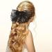 OIIKI 2 Pack Lace Bow Hair Clips - Korean-Style Mesh Barrette for Wedding Party - Black White - Buy Online on GoSupps.com