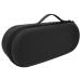 Hair Dryer Case Firm Wear Resistant Ergonomic Handle Impact Resistant Hair Dryer Accessories Case for Business Trip for HD01 HD03(Black)