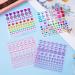 Shop OIIKI 4 Sheets Gem Stickers Colorful Rhinestone Face Gems for Women | Perfect for Hair Eyes & Parties - Buy Online on GoSupps.com