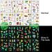 Luminous Temporary Tattoos Stickers for Kids - 113 Glow In The Dark Summer Designs - Beach Party Supplies for Children - Boys & Girls - Buy Online on GoSupps.com