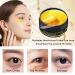 Atsense 24K Gold Eye Pads - Anti-Aging Dark Circle Treatment Hyaluron & Retinol Collagen Eye Mask - 120 Pcs Puffiness Relief - Buy Online on GoSupps.com
