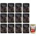 Italian Gourmet E.R. 12 Pasta Riso Scotti Venere Fusilli Hard Wheat Semolina and Black Rice Flour Venere Whole 400 g Pack + Gourmet Italian Tomato Pulp 400 g Tin