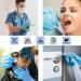 NITRO-V Nitrile-Vinyl Exam Gloves - Latex and Powder Free, Blue, Large (100 Count) - Medical Grade for Clinic, Nursing, Food Handling, Cleaning, and Salon Use - Buy Online on GoSupps.com