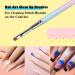 3PCS Nail Polish Clean Up Brushes Round, Angled, Flat | Fingernail Art Remover Tools for Precision Cleaning - Buy Online on GoSupps.com