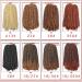 Xtrend 12 Inch 2 Pack Spring Twist Hair for Butterfly Faux Locks and Invisible Locs - Short Crochet Braids Hair Extension for Women - Synthetic Spring Curl Hair (1B) - Pack of 2 - Buy Online on GoSupps.com