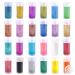 Extra Fine Glitter Set of 24 Colors Body Cosmetic Glitter Nail Arts Face Hair Eye Lip Gloss Makeup Glitter Slime Tumbler and Epoxy Resin Crafts Loose Glitter Powder Shaker 15g