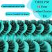 DIY Lash Clusters Kit - 100 Pcs Cat Eye Fluffy Lashes with Bond Seal & Applicator - TMIELYBS - Buy Online on GoSupps.com