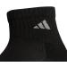 adidas Men's Athletic Cushioned Quarter Socks (6-Pair) - Large Black/Aluminum 2 - Buy Online on GoSupps.com
