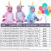 Doladola Baby Unicorn Romper | Flannel Animal Hooded Jumpsuit for Toddler 18-24 Months - Purple - Buy Online on GoSupps.com