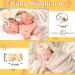6 Pcs Newborn Photography Props Outfits - Long Ripple Wraps & Swaddle Blankets for Boys and Girls | Infant Posing Props 0-6 Months (White) - Buy Online on GoSupps.com