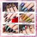 9D Cat Eye Gel Nail Polish Set - 6 x 8ml Magnetic Chameleon Colors with 1 Magnet | Soak Off Galaxy Effect Nail Art Gift for Women - Buy Online on GoSupps.com